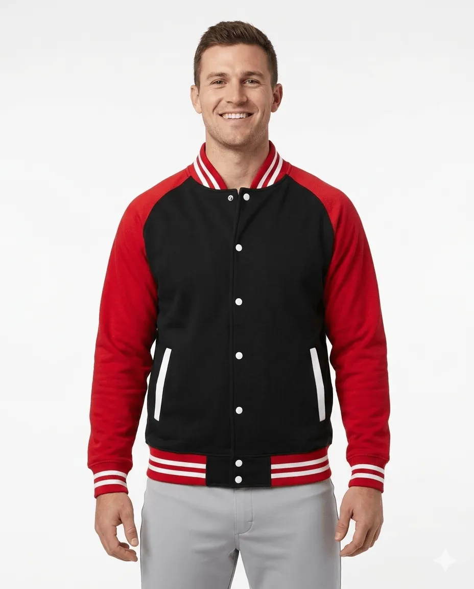 Men's Baseball Crimson Knight Varsity Jacket