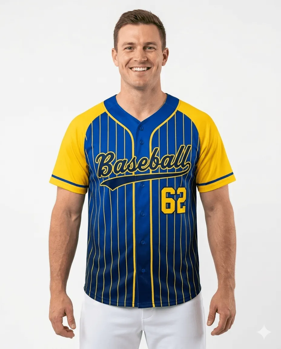 Men's Baseball Midnight Pinstripe Jersey