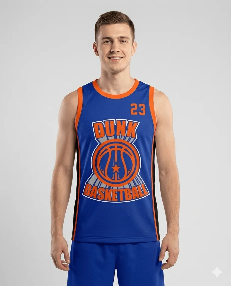 Men's Dunk Force Orange Basketball Jersey