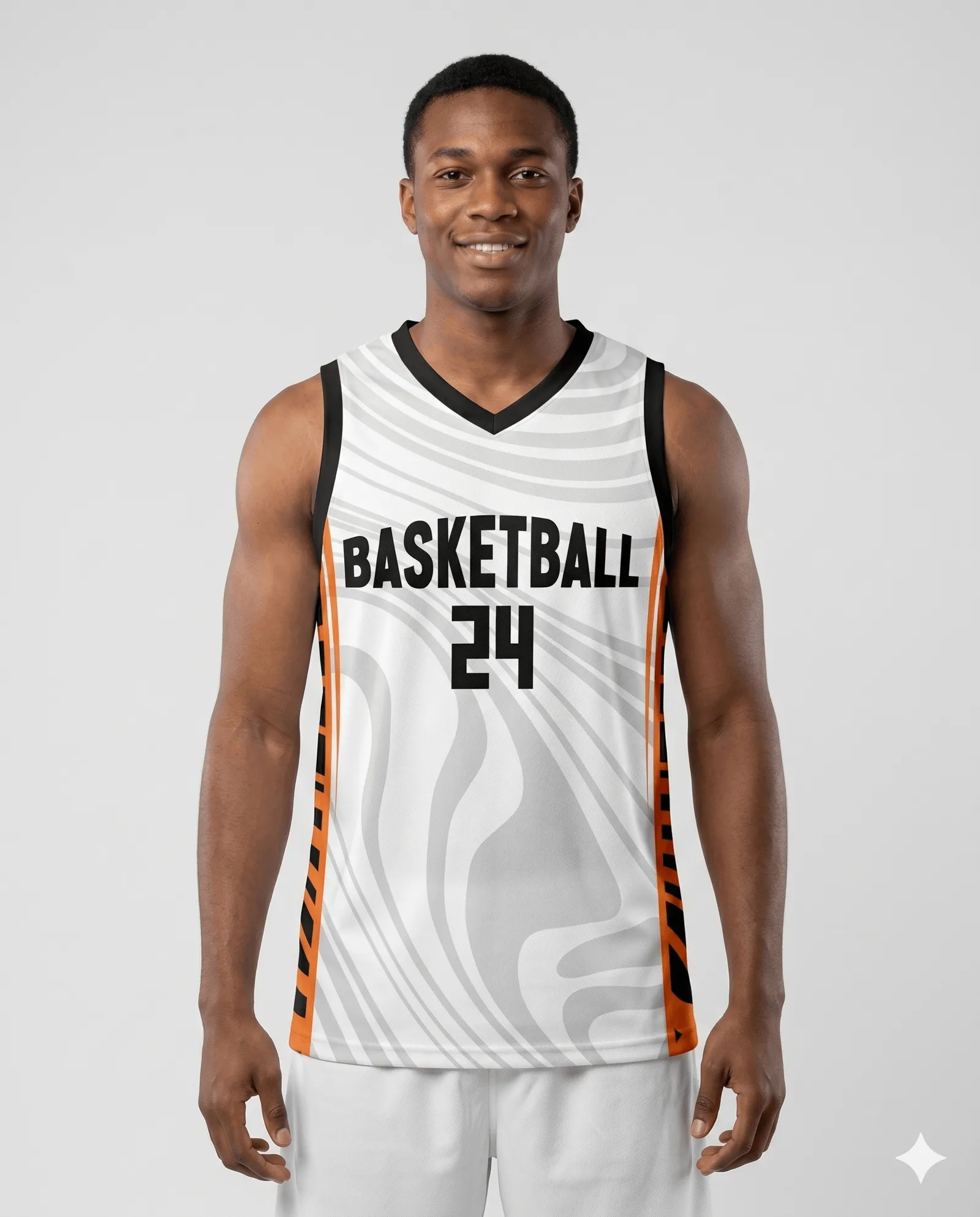 Men's Marble Swirl Elite Basketball Jersey