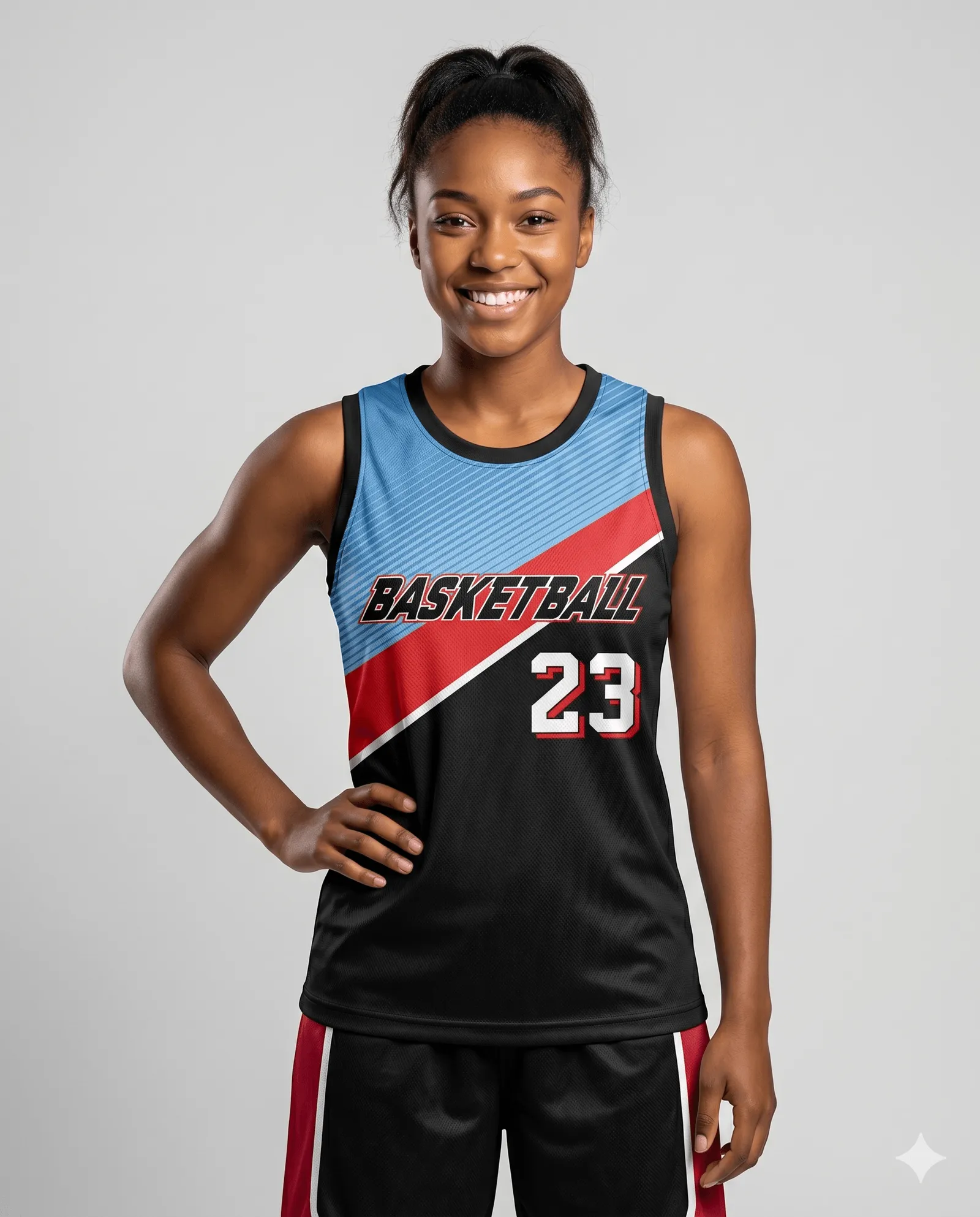 Women's Diagonal Bolt Pro Basketball Jersey