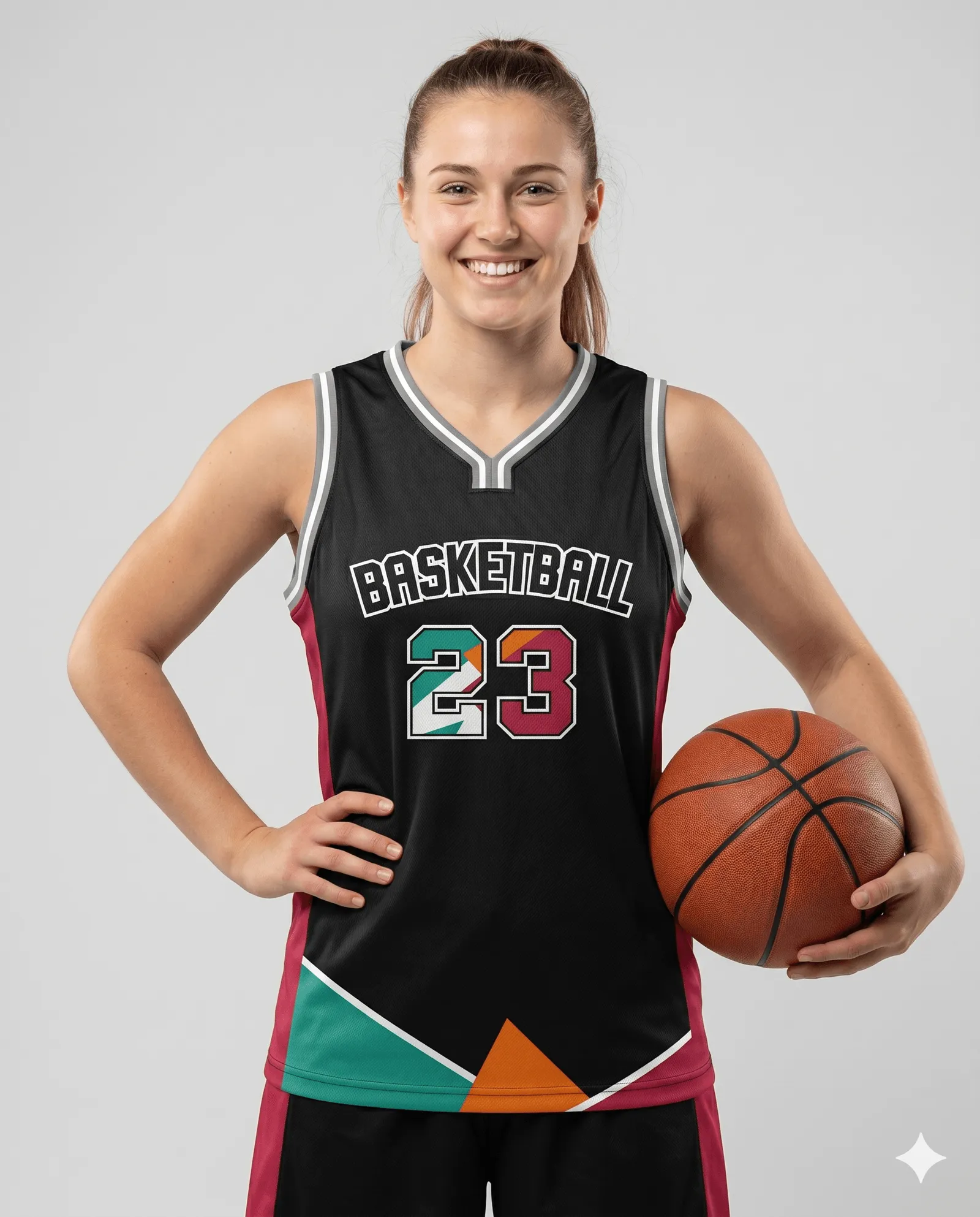 Women's Geo Court Edge Basketball Jersey
