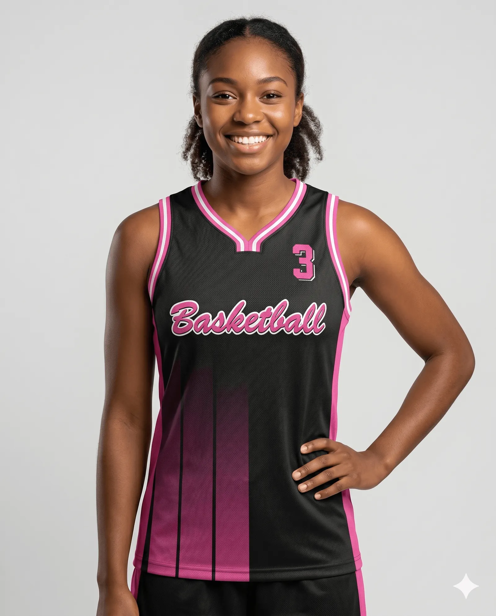 Women's Neon Fade Elite Basketball Jersey