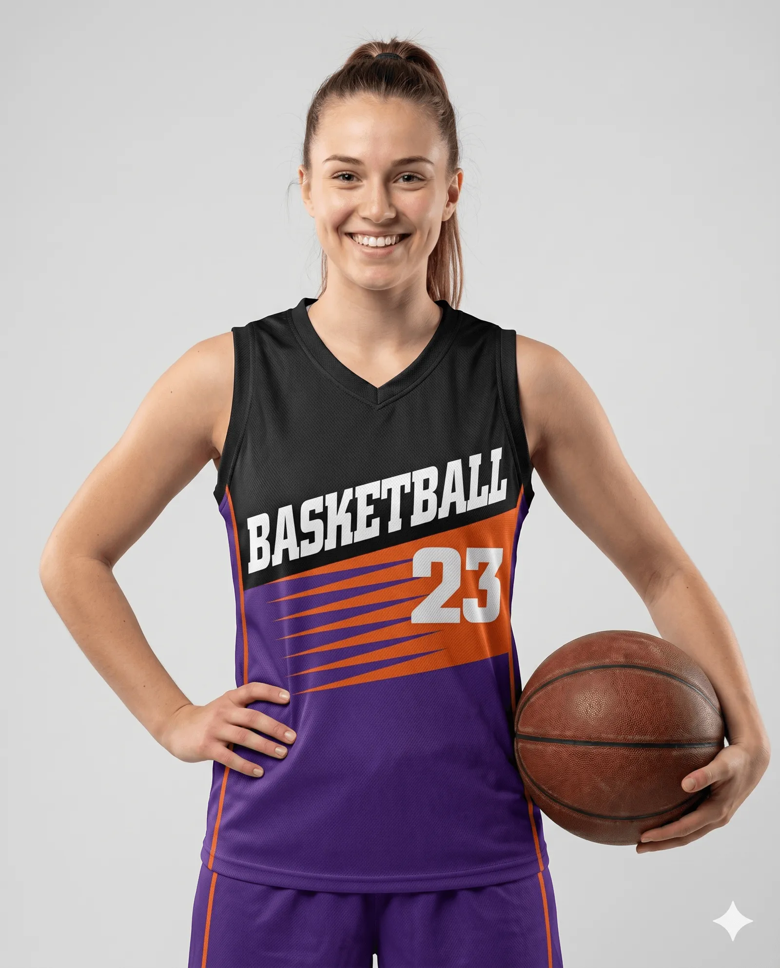 Women's Sunset Streak Pro Basketball Jersey