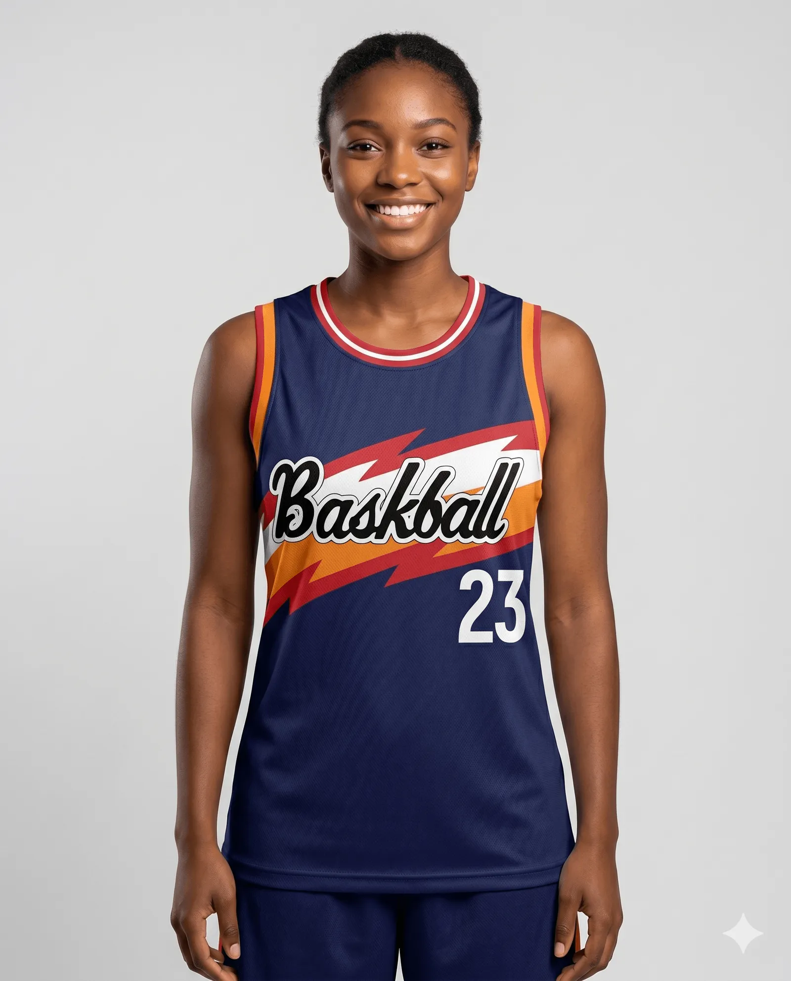Women's Thunder Bolt Classic Basketball Jersey