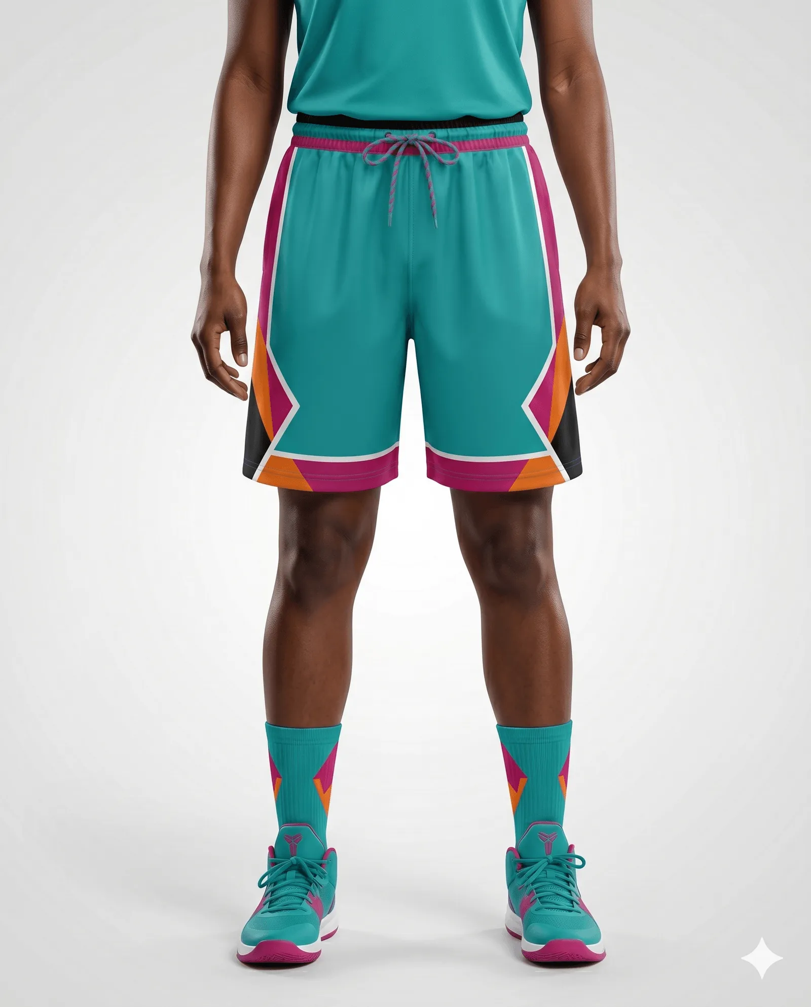 Women's Retro Court Basketball Shorts