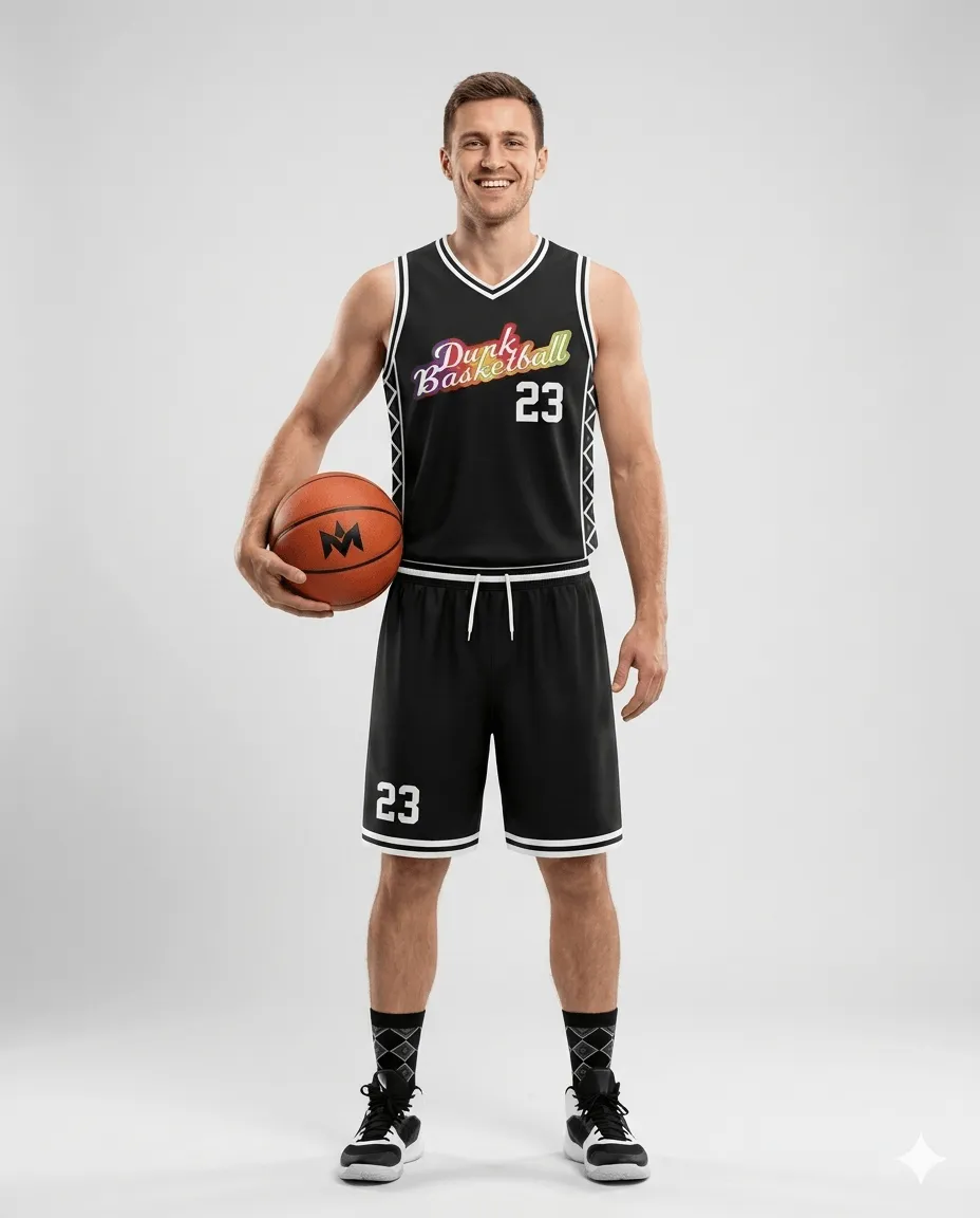 Men's Black Dunk Royale Basketball Set