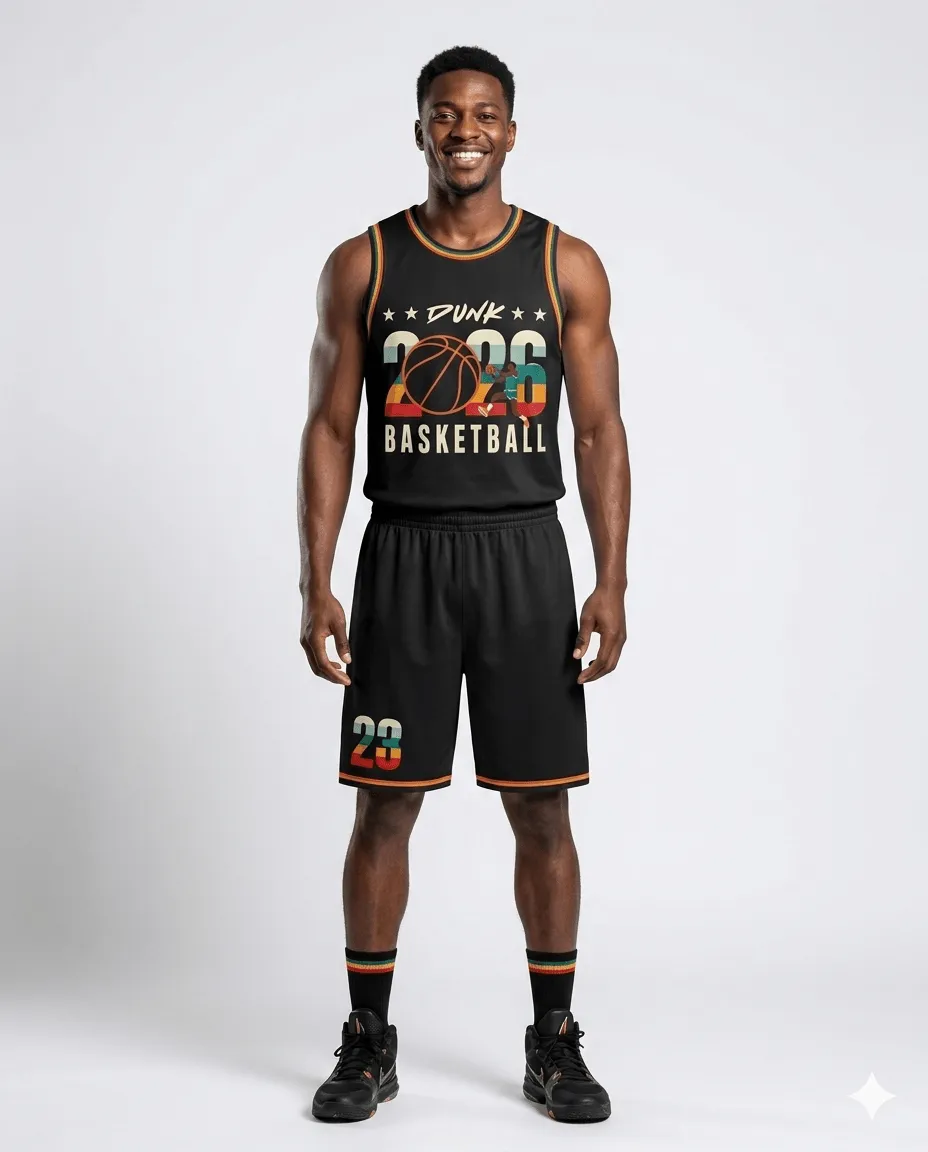 Men's Black Spectrum Dunk Basketball Set