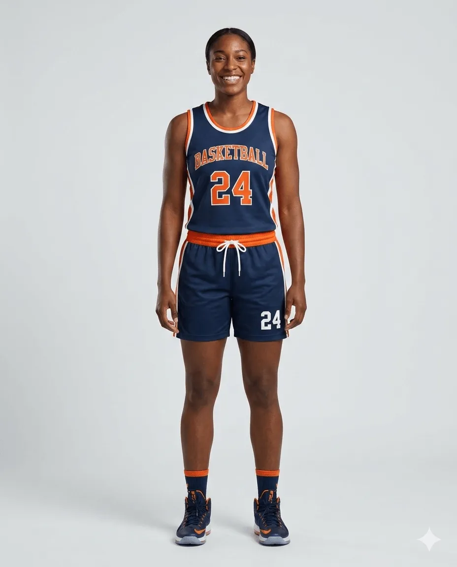 Women's Navy Blaze Sideline Basketball Set