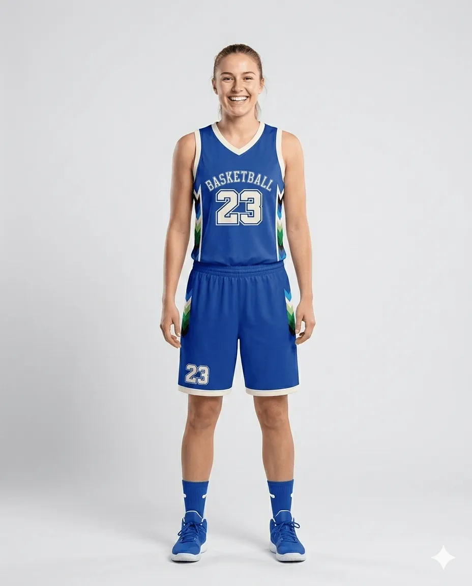 Women's Royal Azure Peak Basketball Set