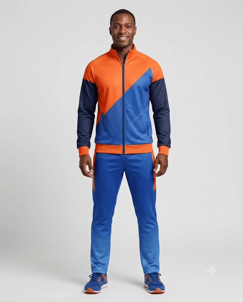Blaze Diagonal Men Coach Tracksuit Set