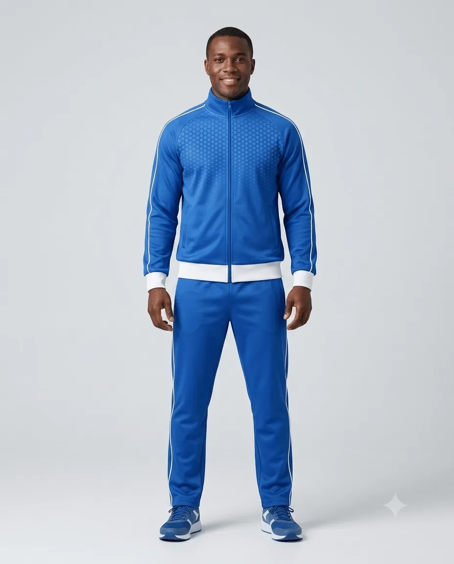 Royal Crest Men Coach Tracksuit Set