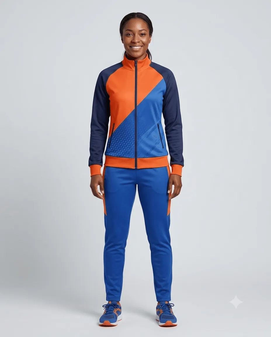 Blaze Diagonal Women Coach Tracksuit Set