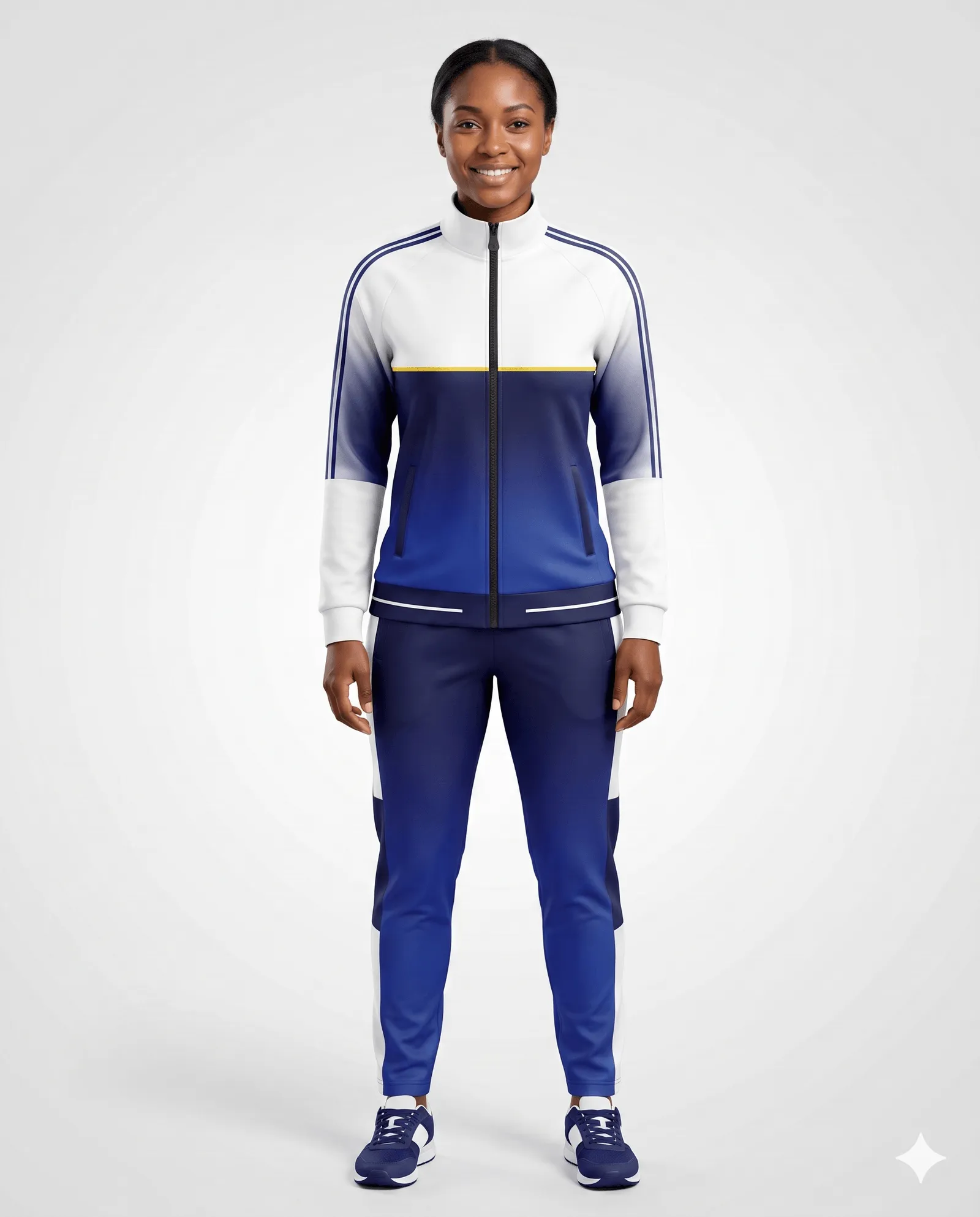 Indigo Classic Women Coach Tracksuit Set