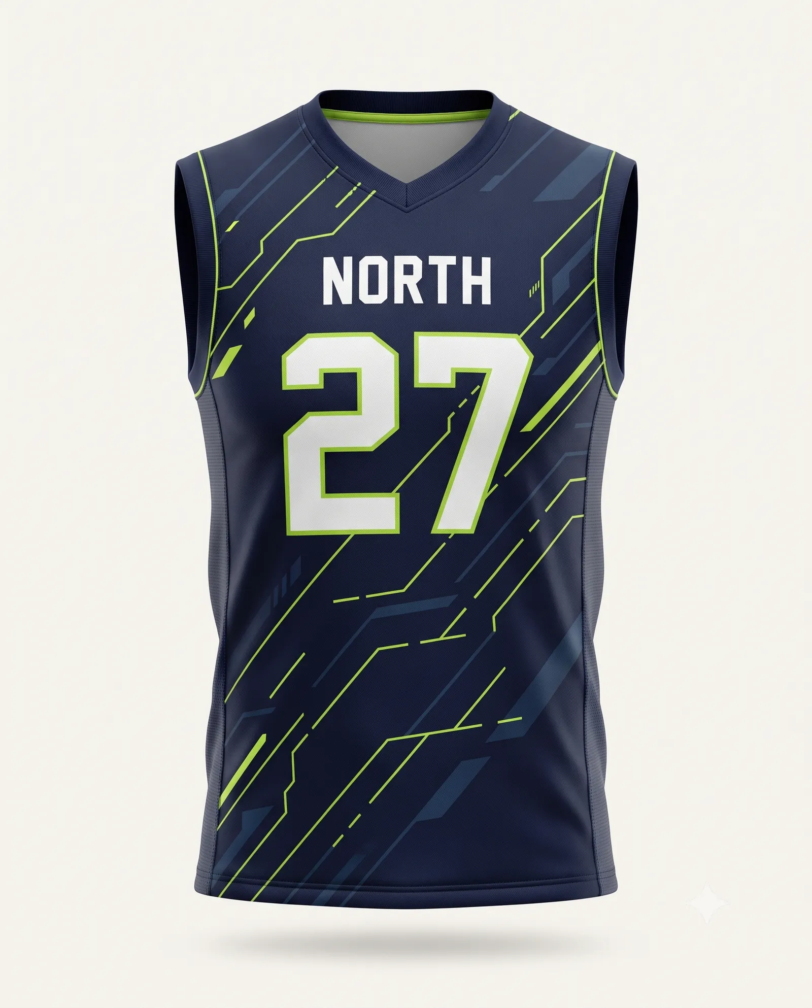 Mens Volt Circuit Flag Football Sleeveless Jersey