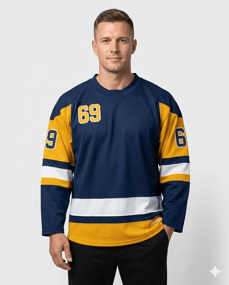 Blue-Yellow Hockey Jersey