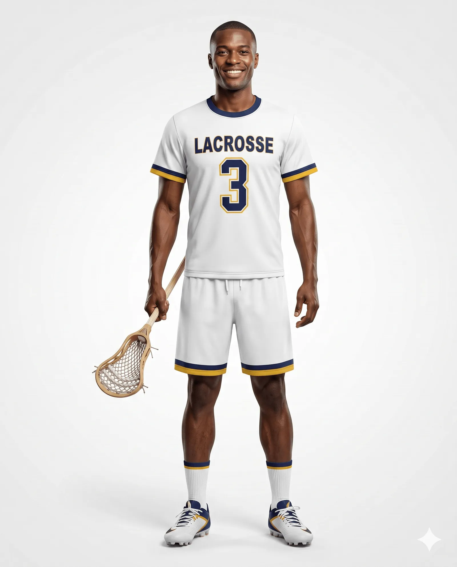 Men's Golden Crest Lacrosse Training Set