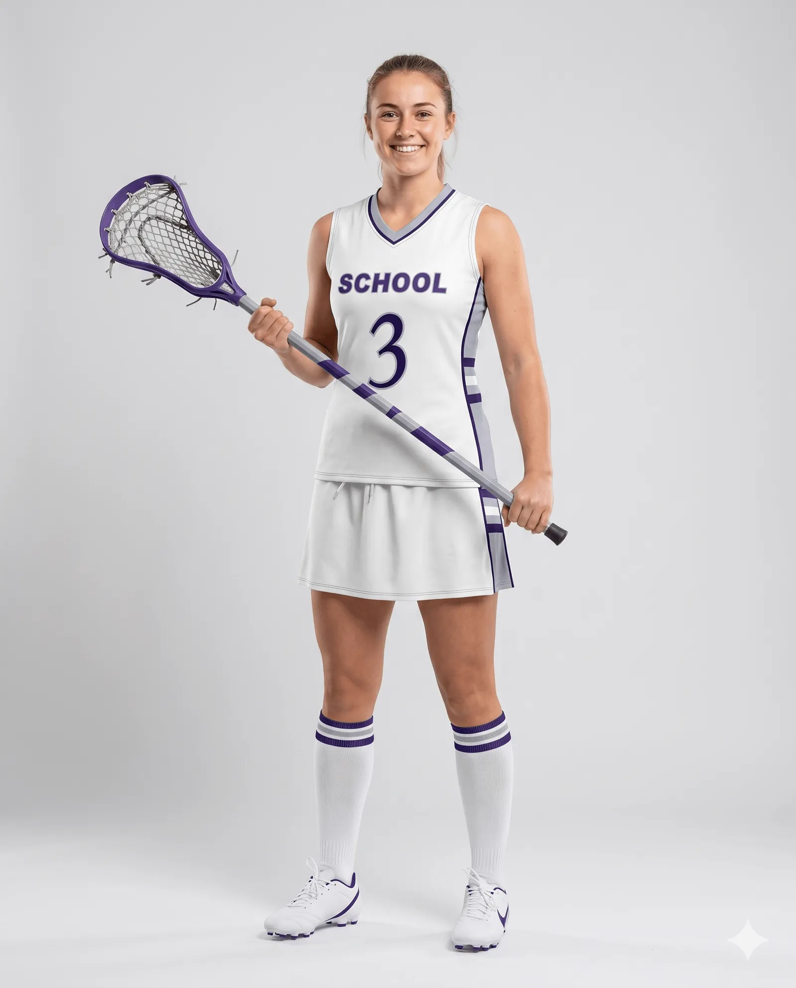 Women's Indigo Court Lacrosse Training Set
