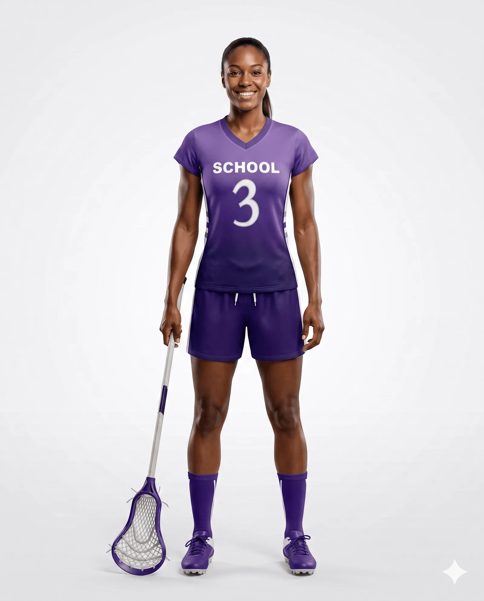 Women's Violet Reign Lacrosse Training Set