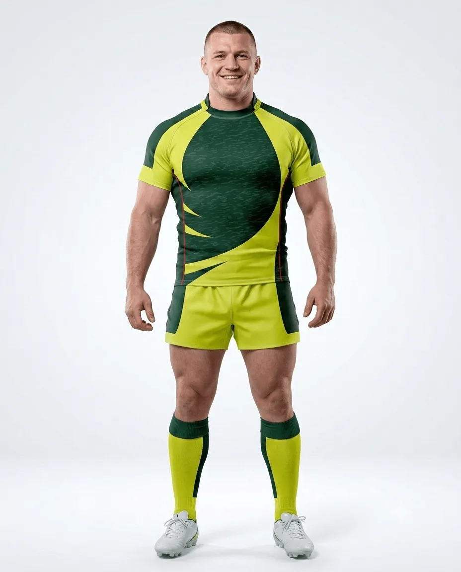 Men's Goldleaf Rugby Game Uniform Set
