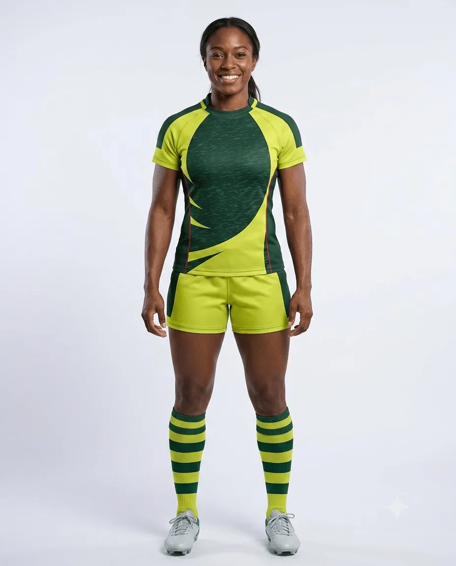 Women's Goldleaf Rugby Game Uniform Set