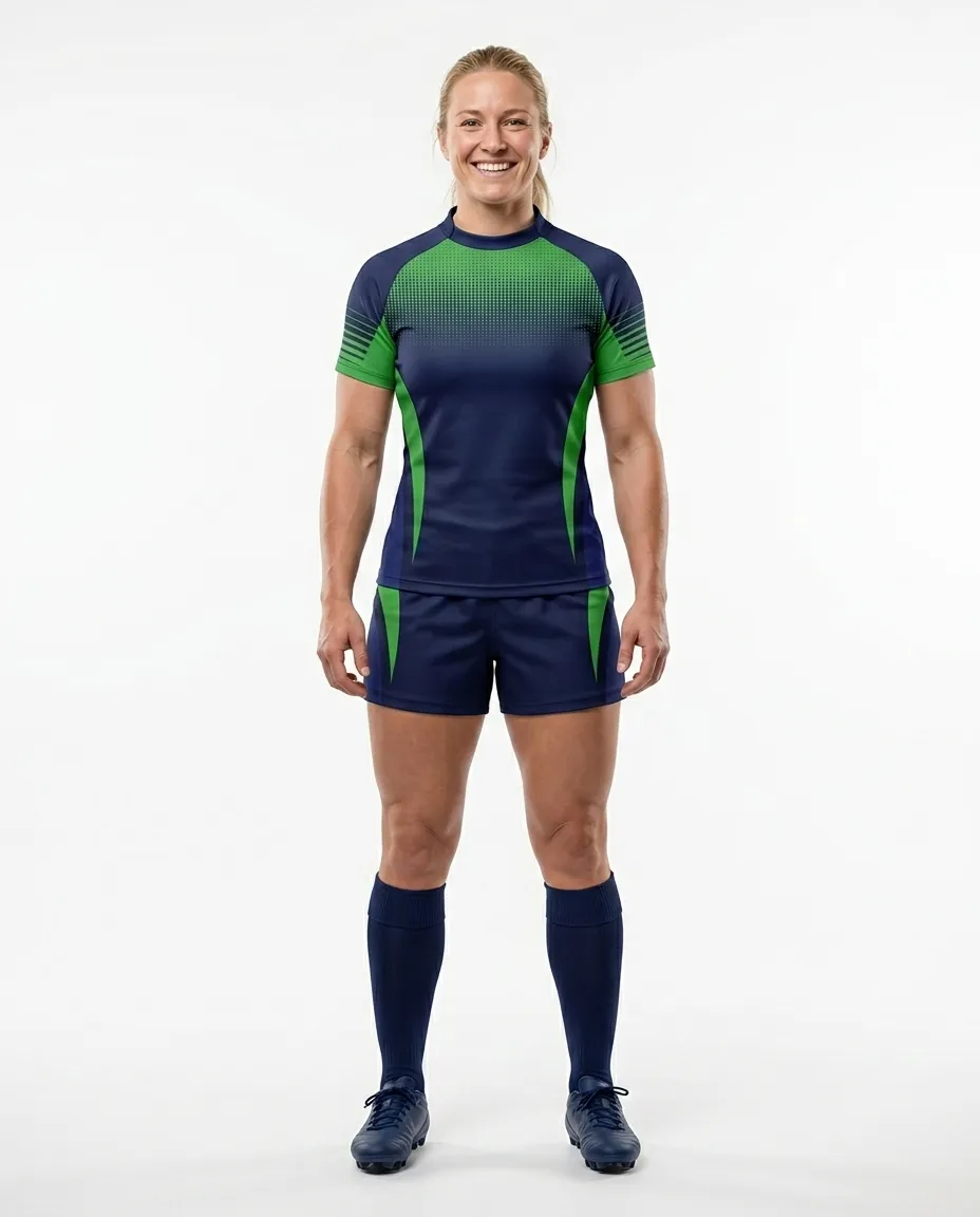 Women's Midnight Surge Rugby Game Uniform Set