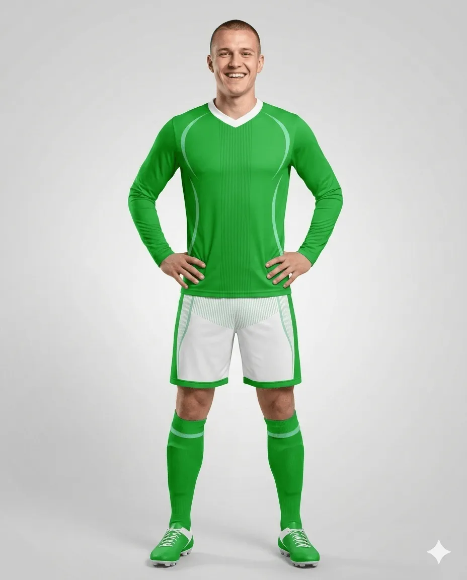 Lime Field Men Goalkeeper Kit (bright green_white)