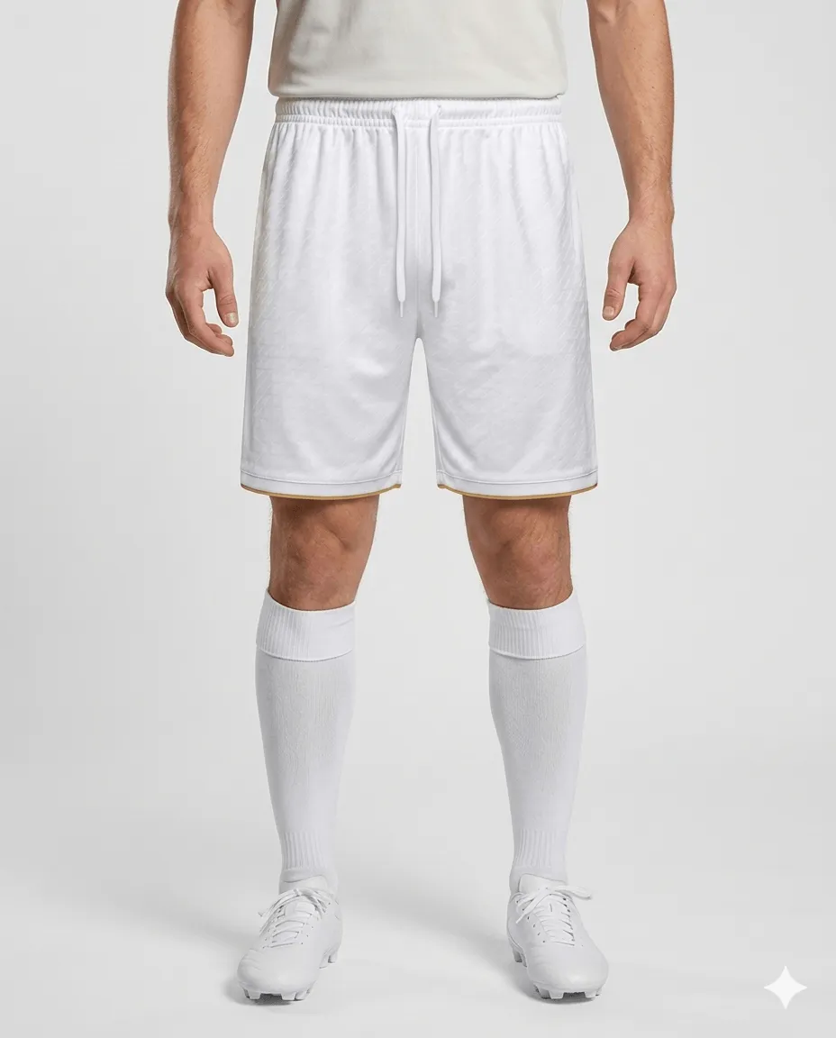 Mens Apex Diagonal White Shorts