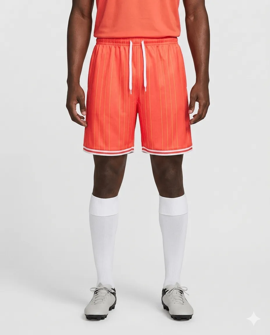 Mens Coral Strike Pinstripe Shorts