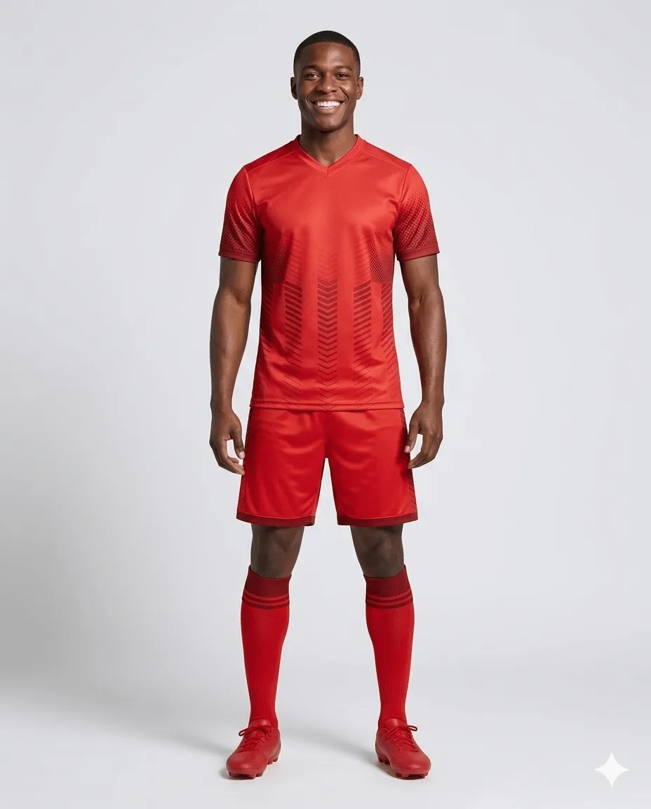 Crimson Blaze Men Soccer Uniform