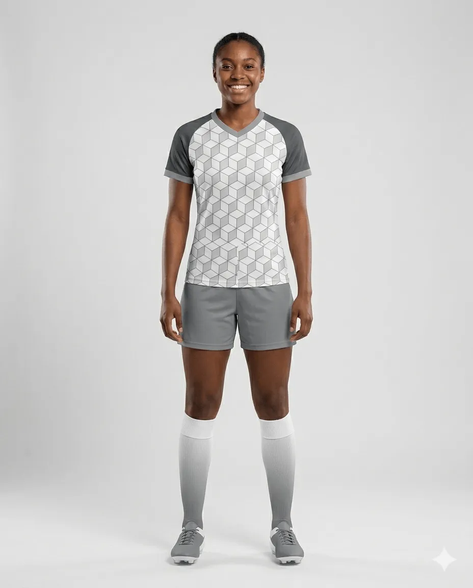 Stone Hex Women Soccer Uniform