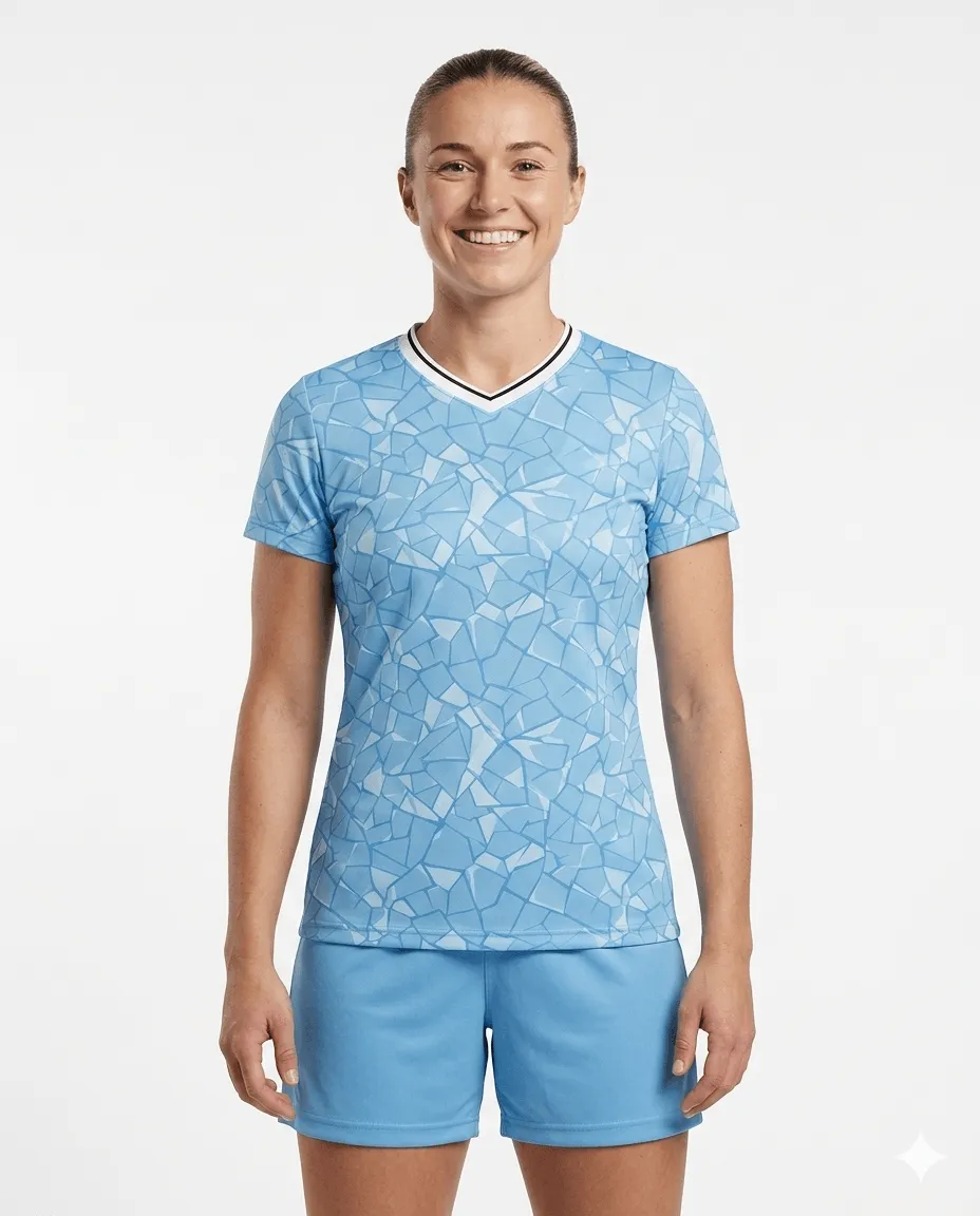 Sky Mosaic Women's Training Tshirt