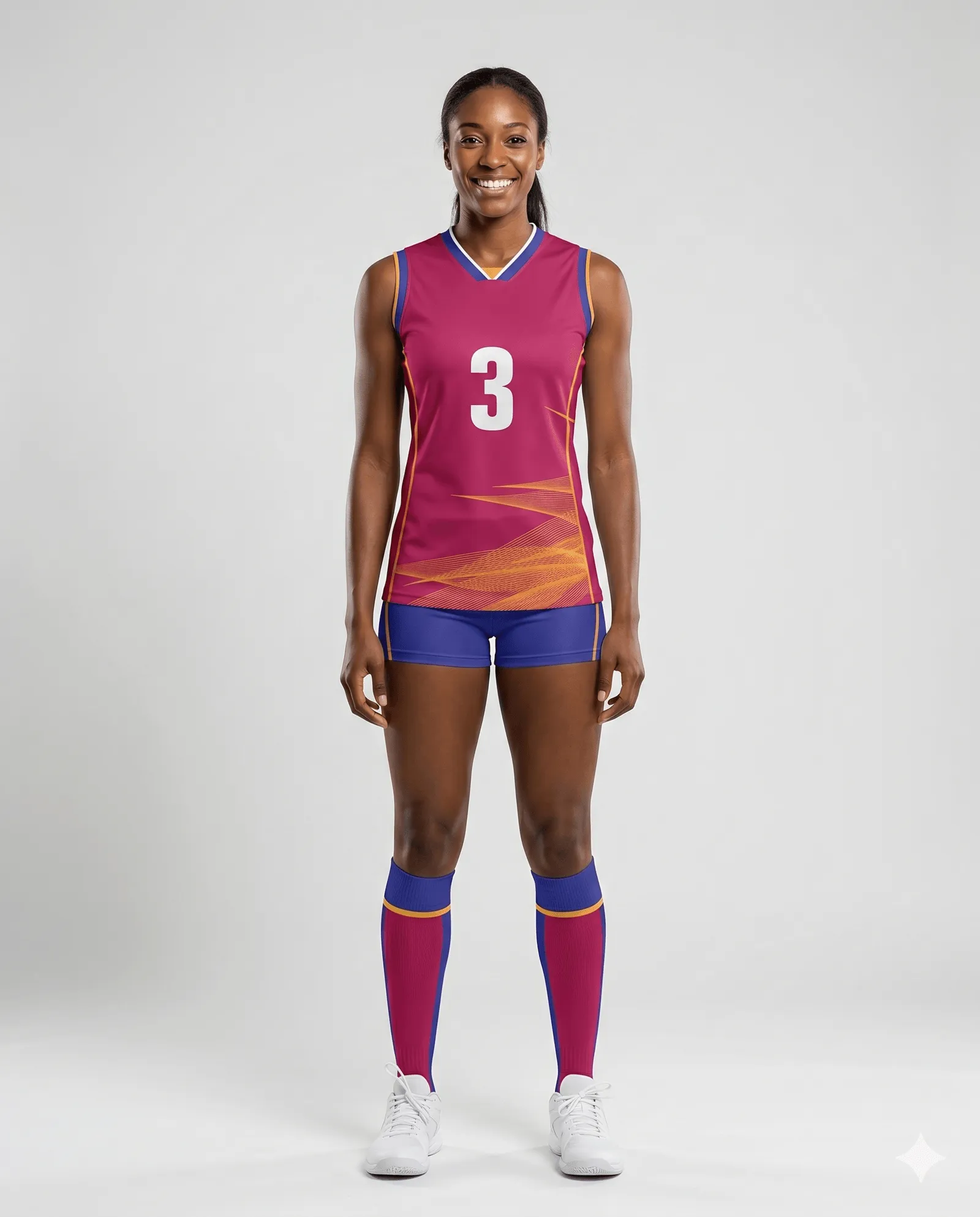 Women's Volleyball Magenta Surge Set