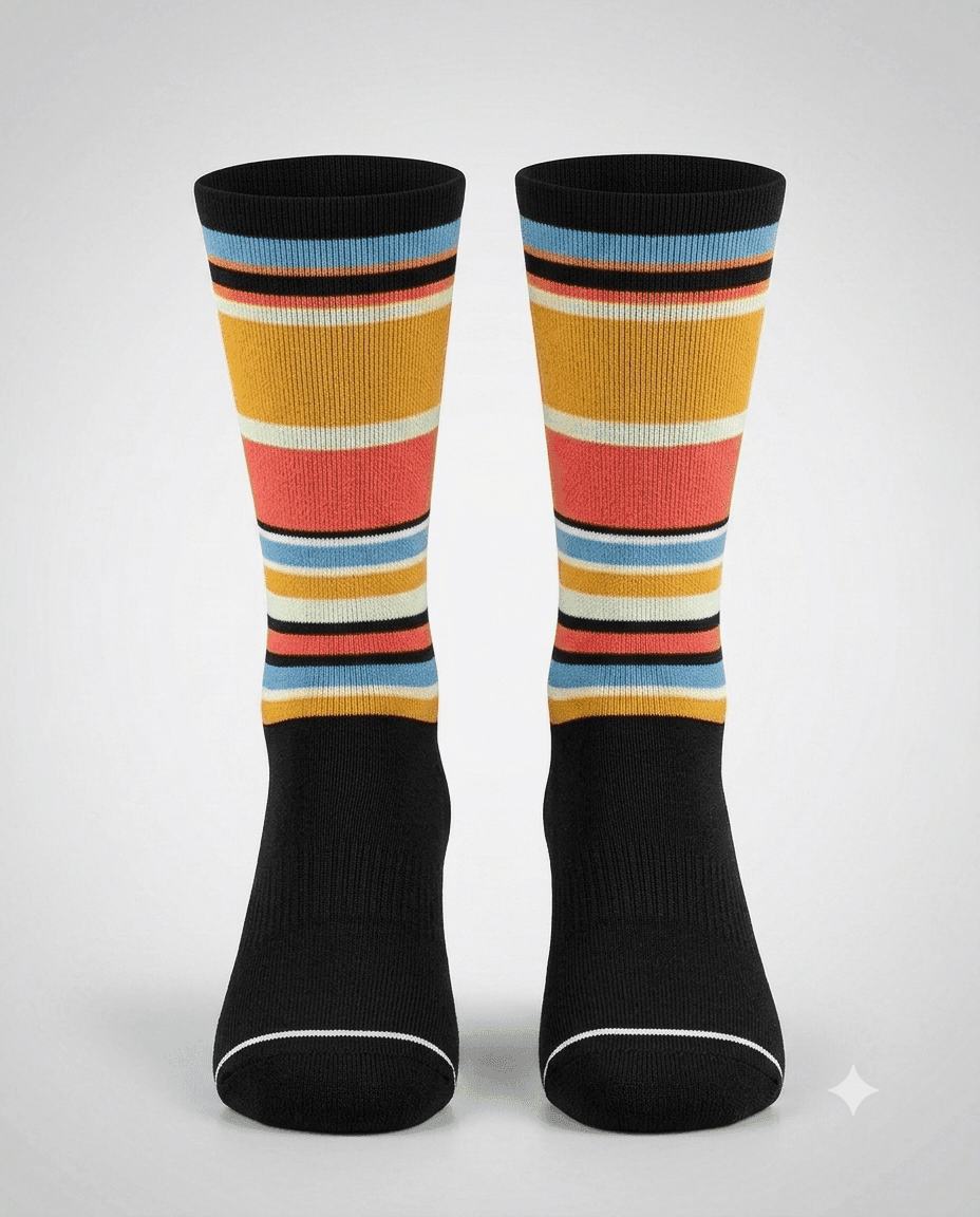 Carnival Stripe Crew Sock