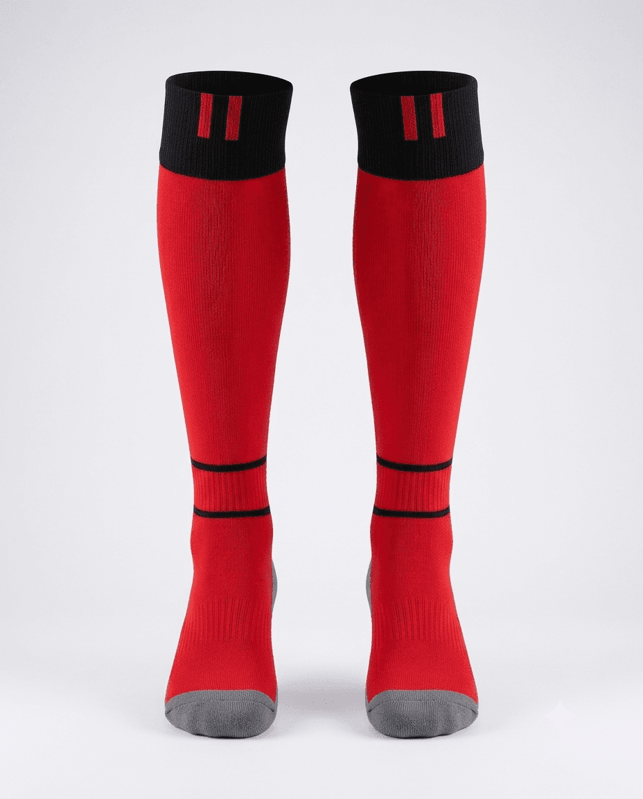 Red Striker Knee Sock