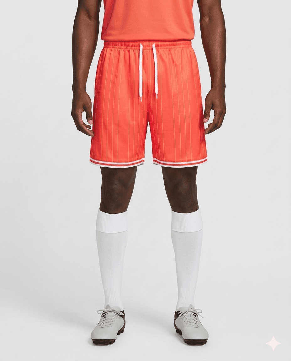 Mens Coral Strike Pinstripe Shorts