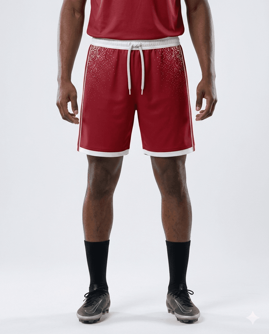 Mens Crimson Pixel Pro Shorts