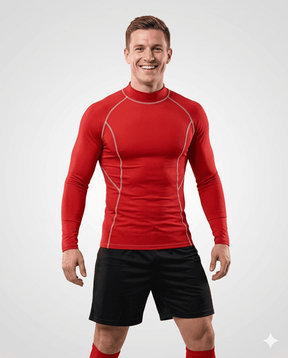 Basketball Men's Crimson Core Compression Shirt