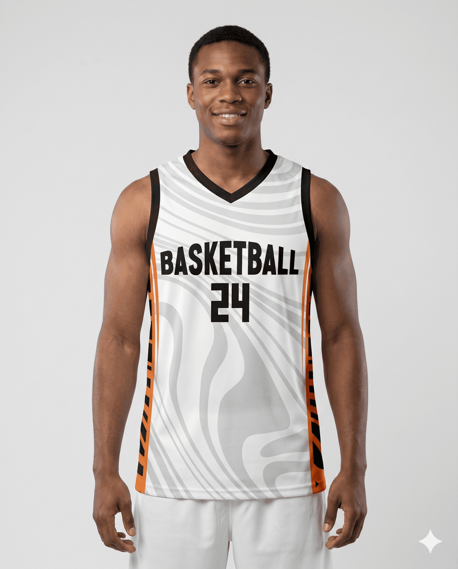Basketball Men's Marble Swirl Elite Basketball Jersey