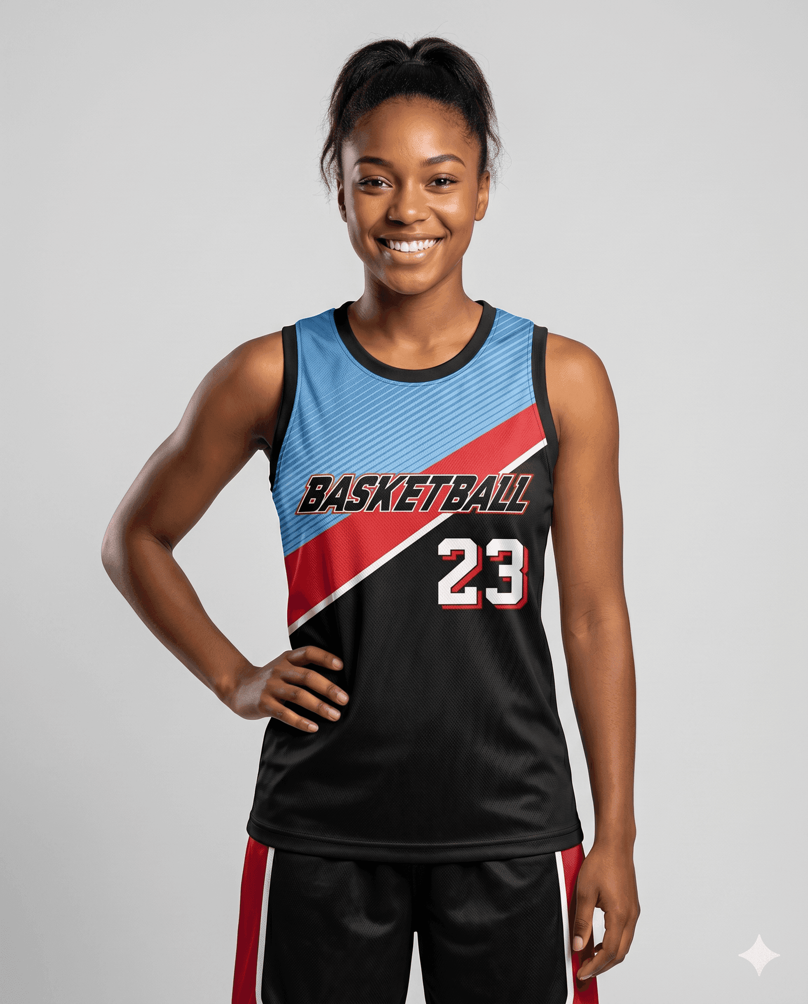 Basketball Women's Diagonal Bolt Pro Basketball Jersey