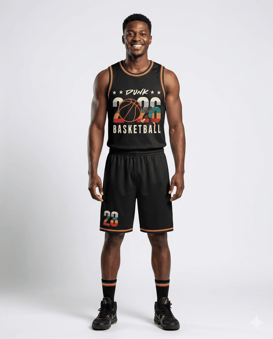 Basketball Men's Black Spectrum Dunk Basketball Set