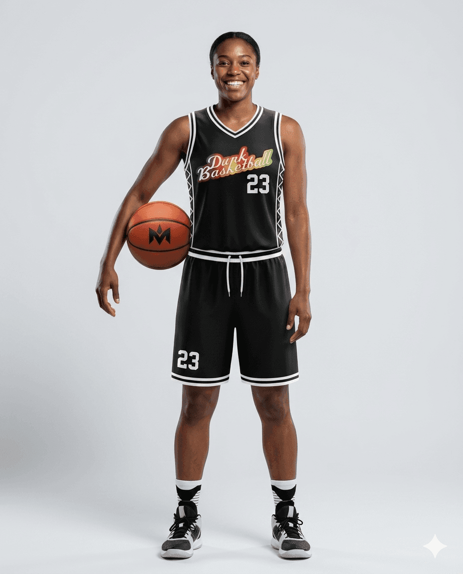 Basketball Women's Black Dunk Royale Basketball Set