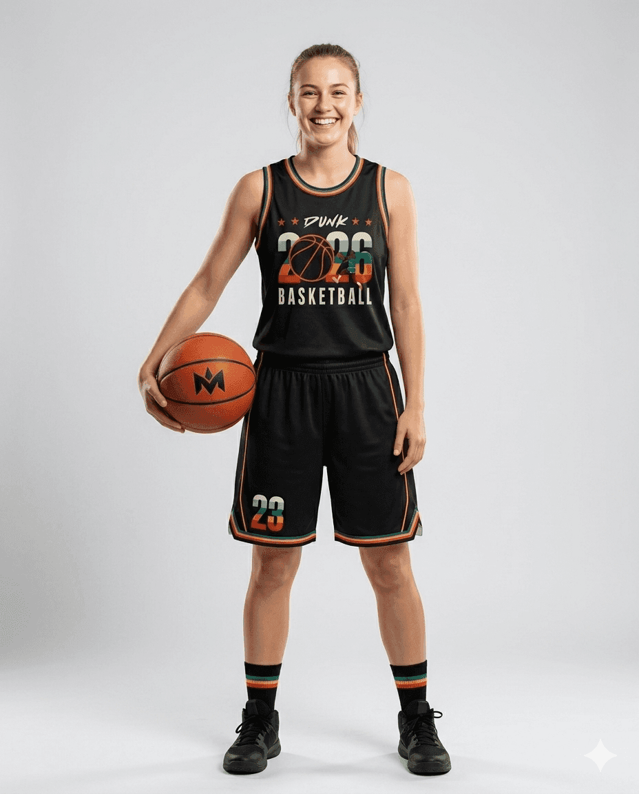 Basketball Women's Black Spectrum Dunk Basketball Set