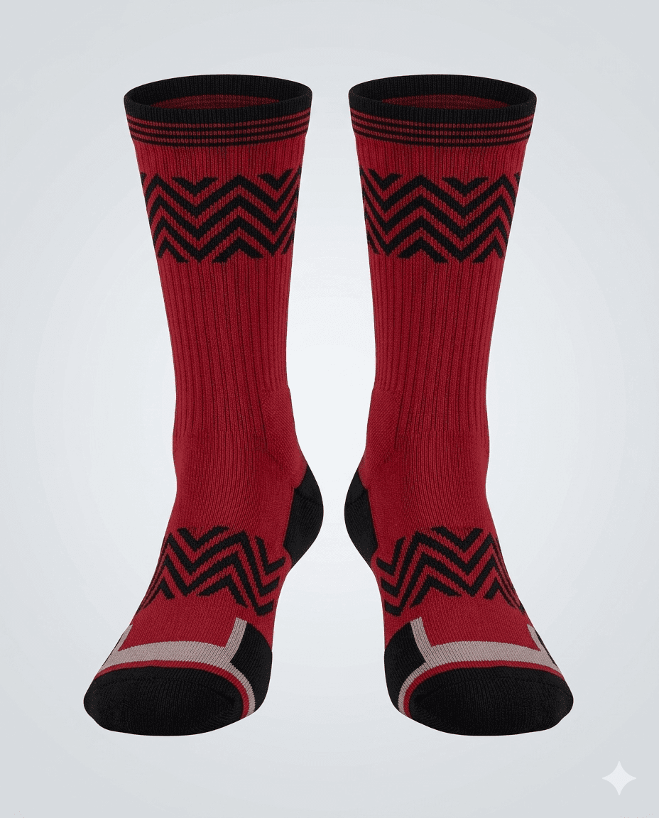 Basketball Unisex Crimson Strike Basketball Socks