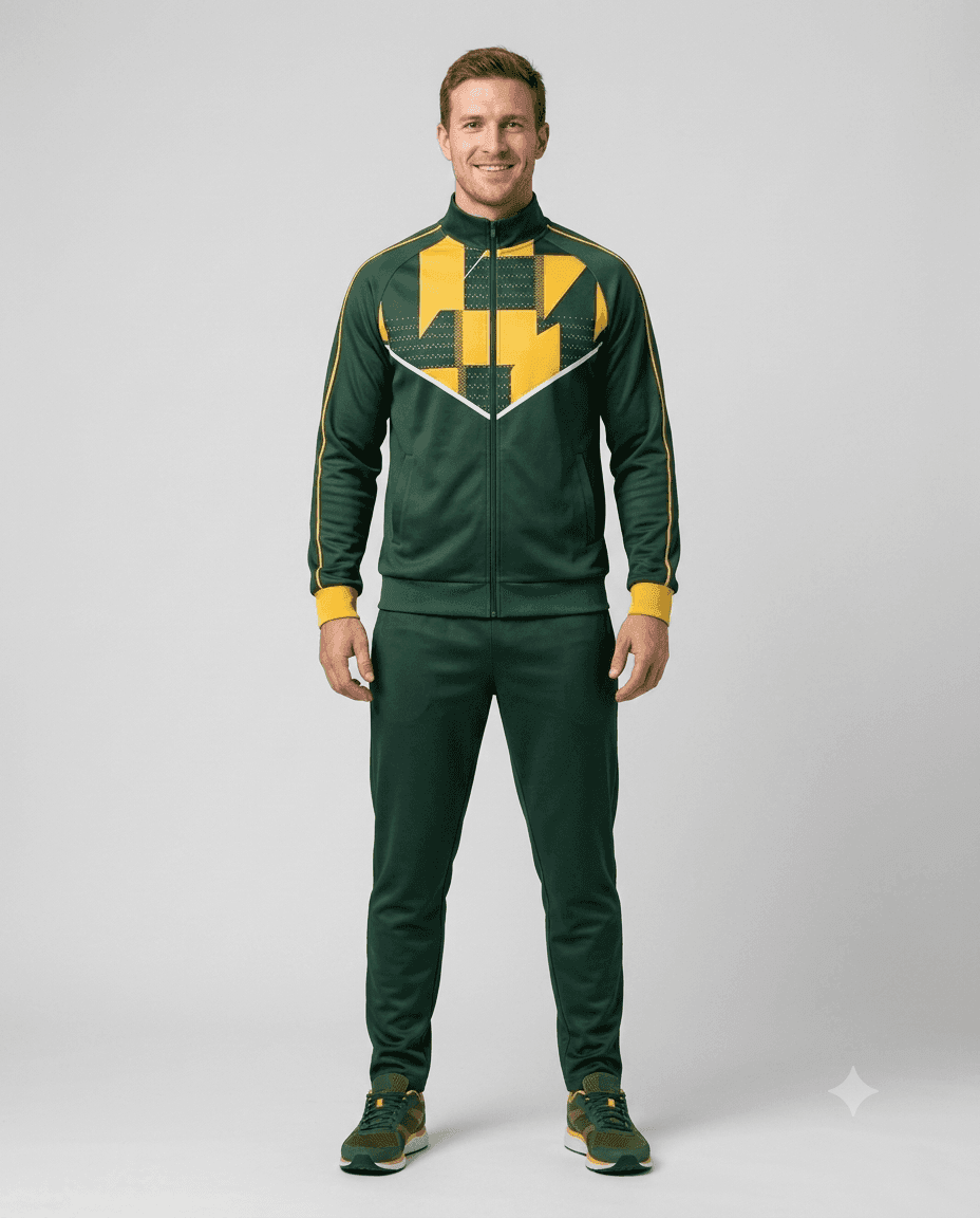 Coach Gear Emerald Strike Men Coach Tracksuit Set