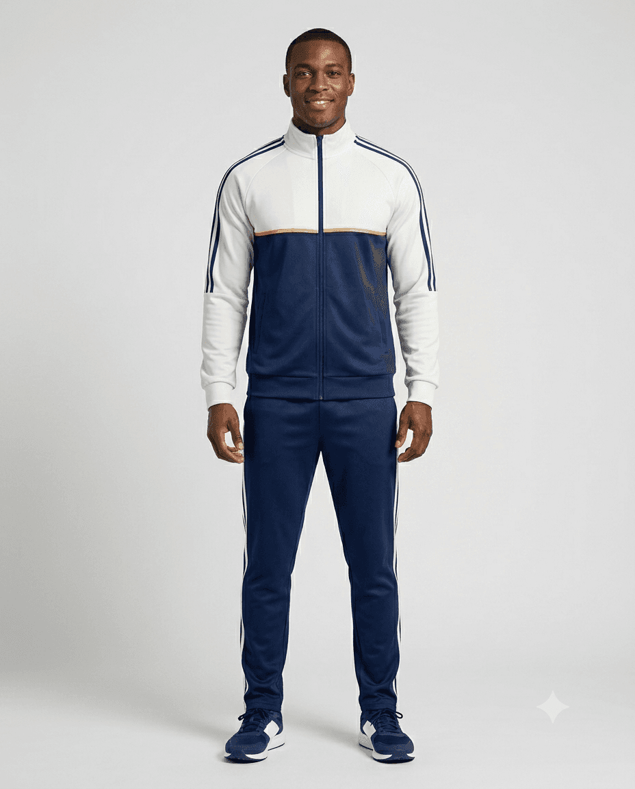 Coach Gear Indigo Classic Men Coach Tracksuit Set