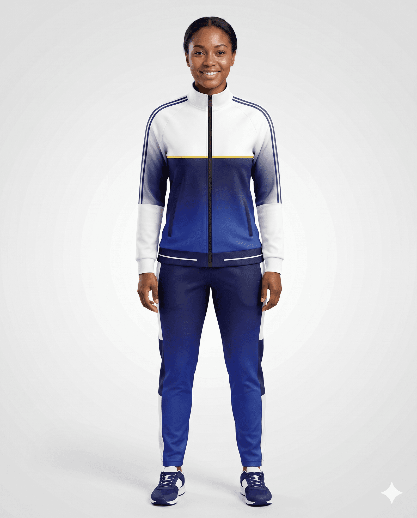 Coach Gear Indigo Classic Women Coach Tracksuit Set