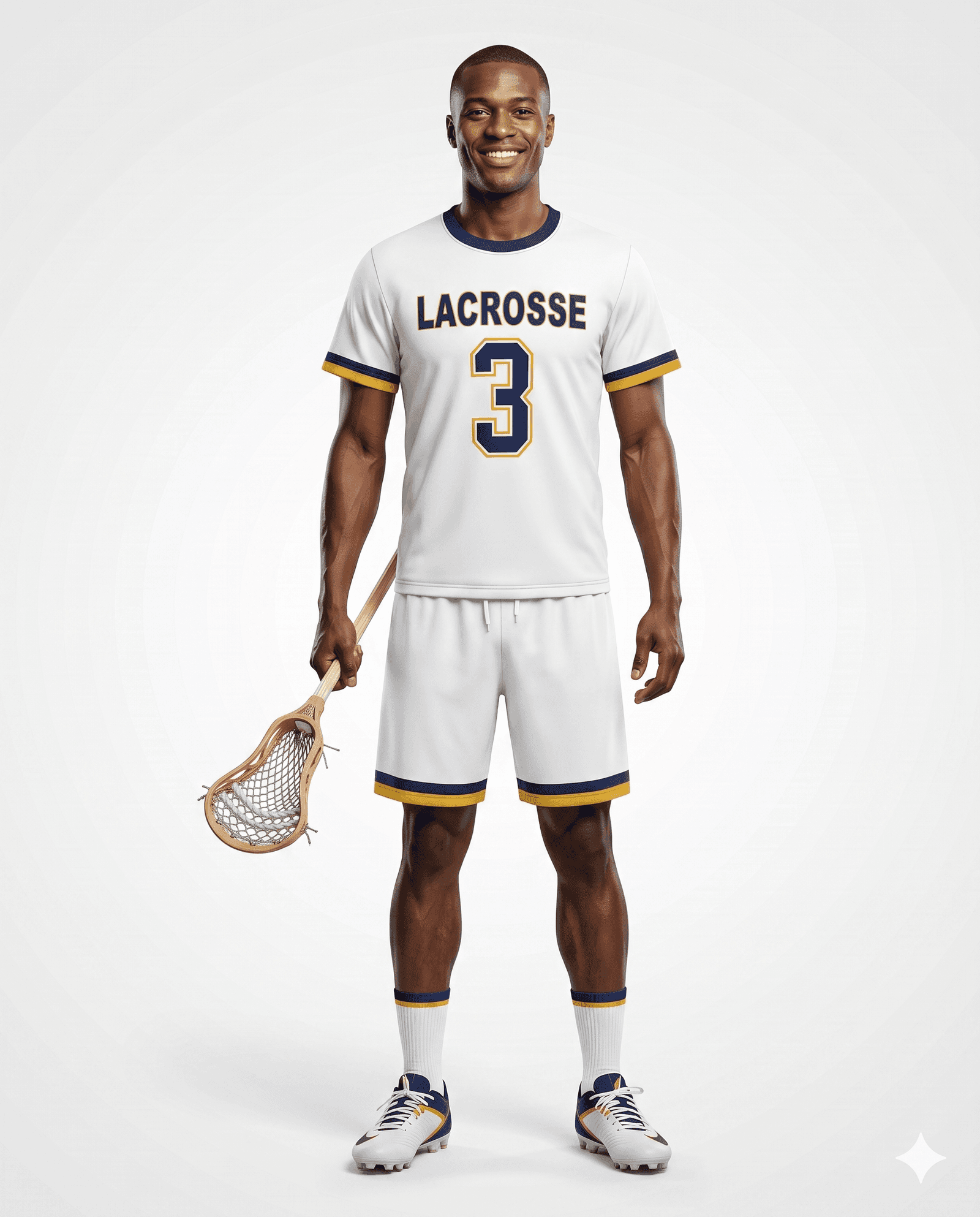 Lacrosse Men's Golden Crest Lacrosse Training Set