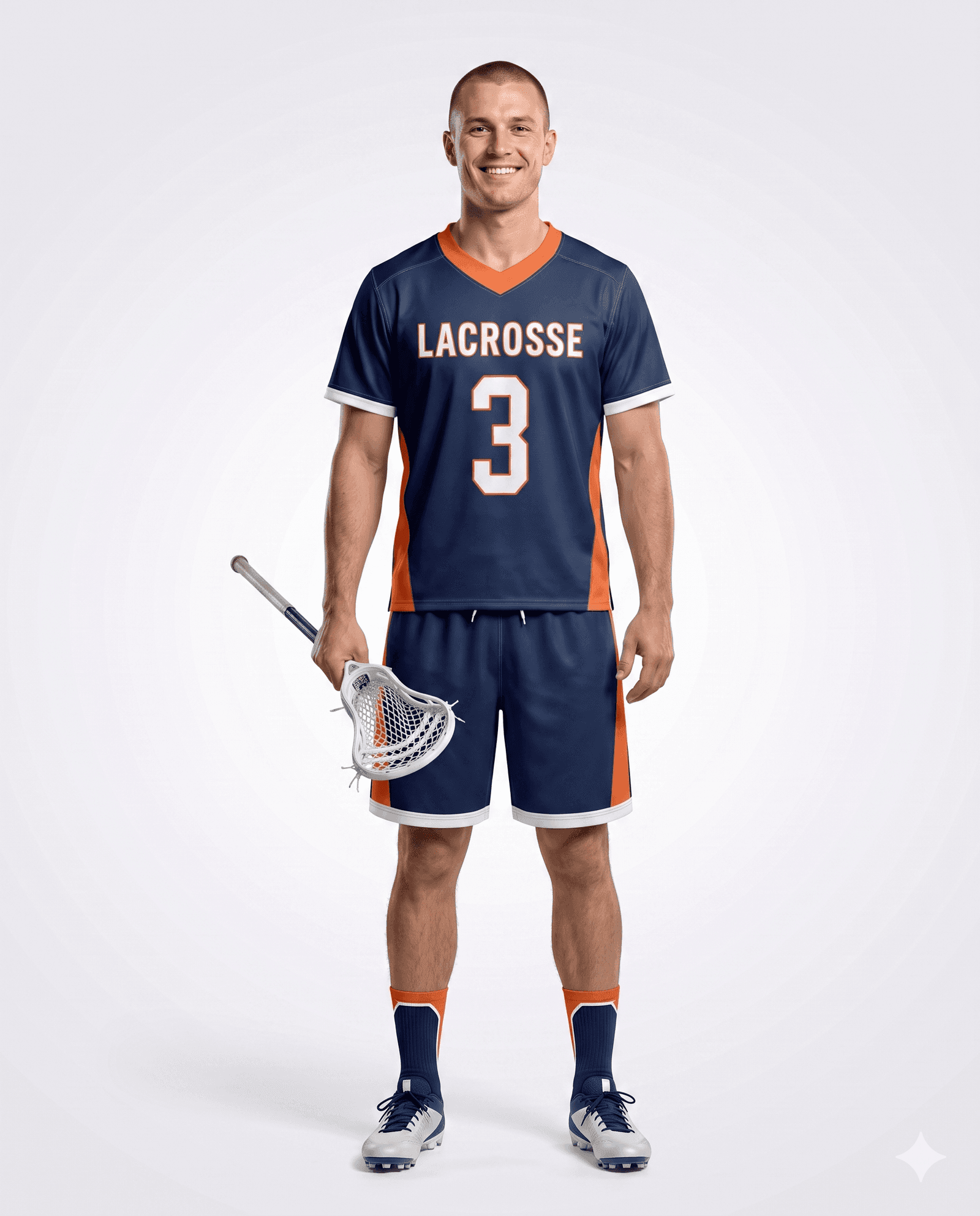Lacrosse Men's Navy Blaze Lacrosse Training Set