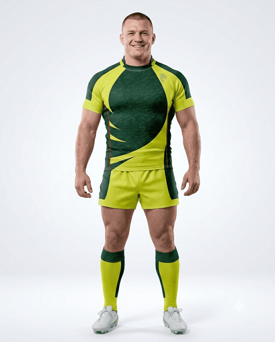 Rugby Men's Goldleaf Rugby Game Uniform Set